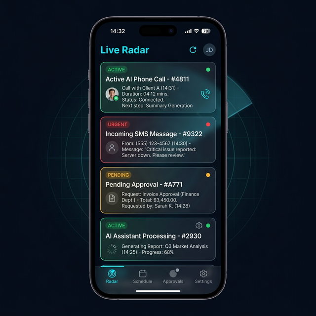 Live Radar Dashboard